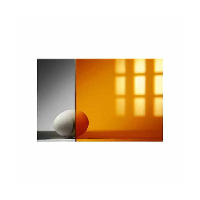 Монолитный поликарбонат 6 мм КИВИ оранжевый 2050х3050 мм