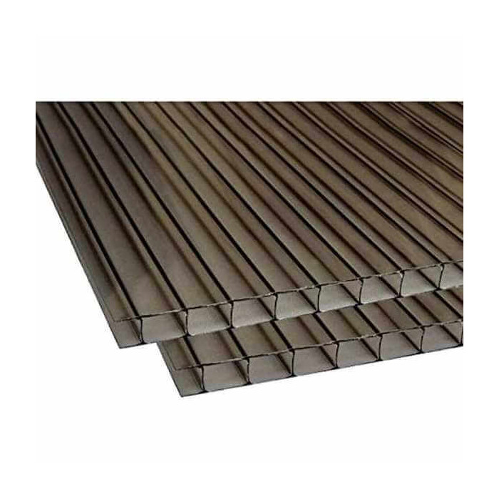 Сотовый поликарбонат 16 мм GREENHOUSE бронза 2100х12000 мм